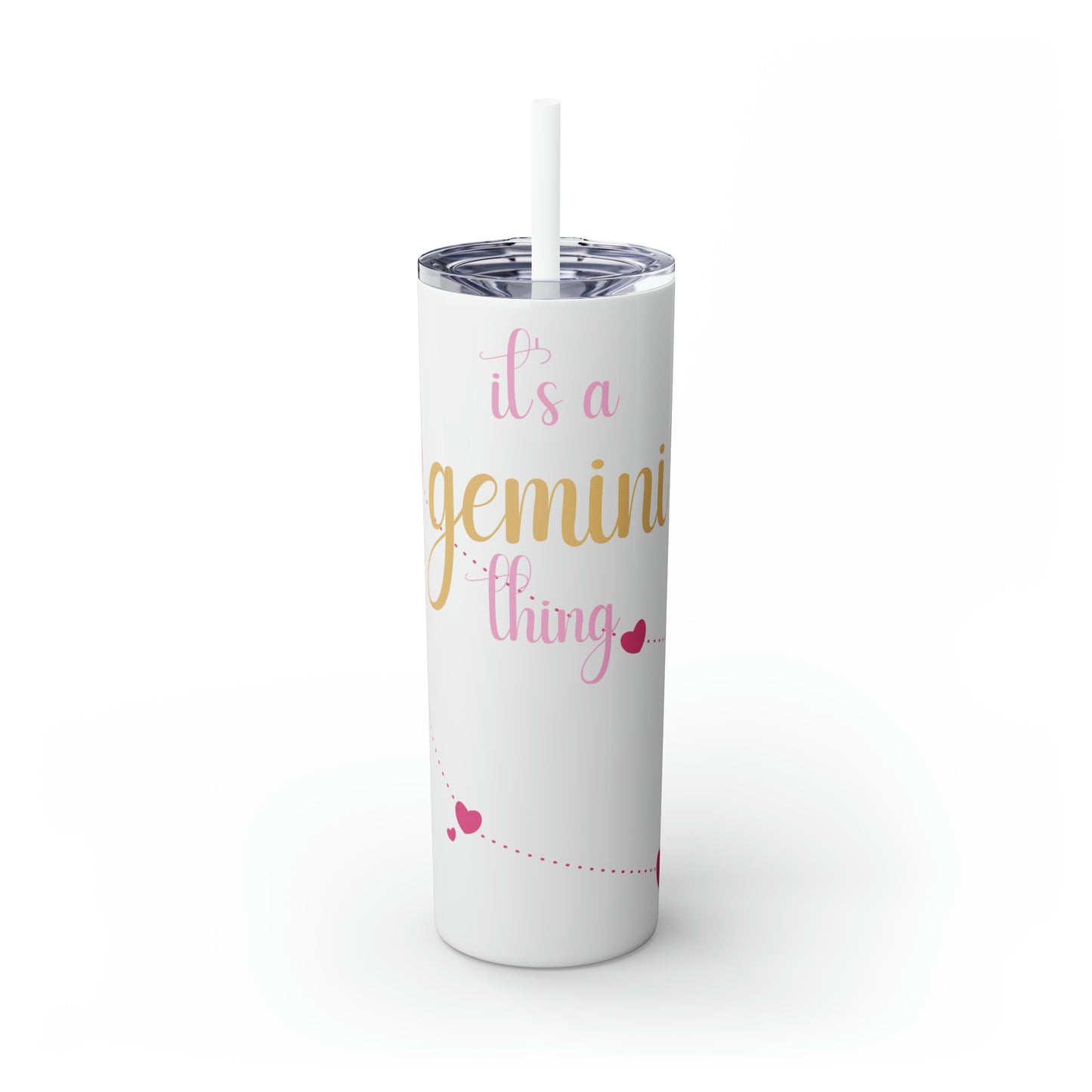 Skinny Tumbler with Straw, 20oz | Gemini