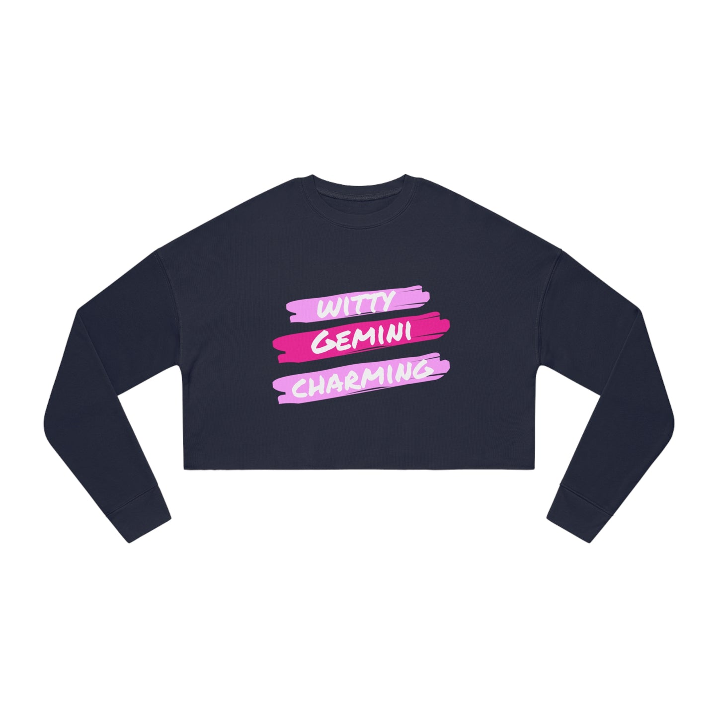 Gemini Witty | Women's Cropped Sweatshirt