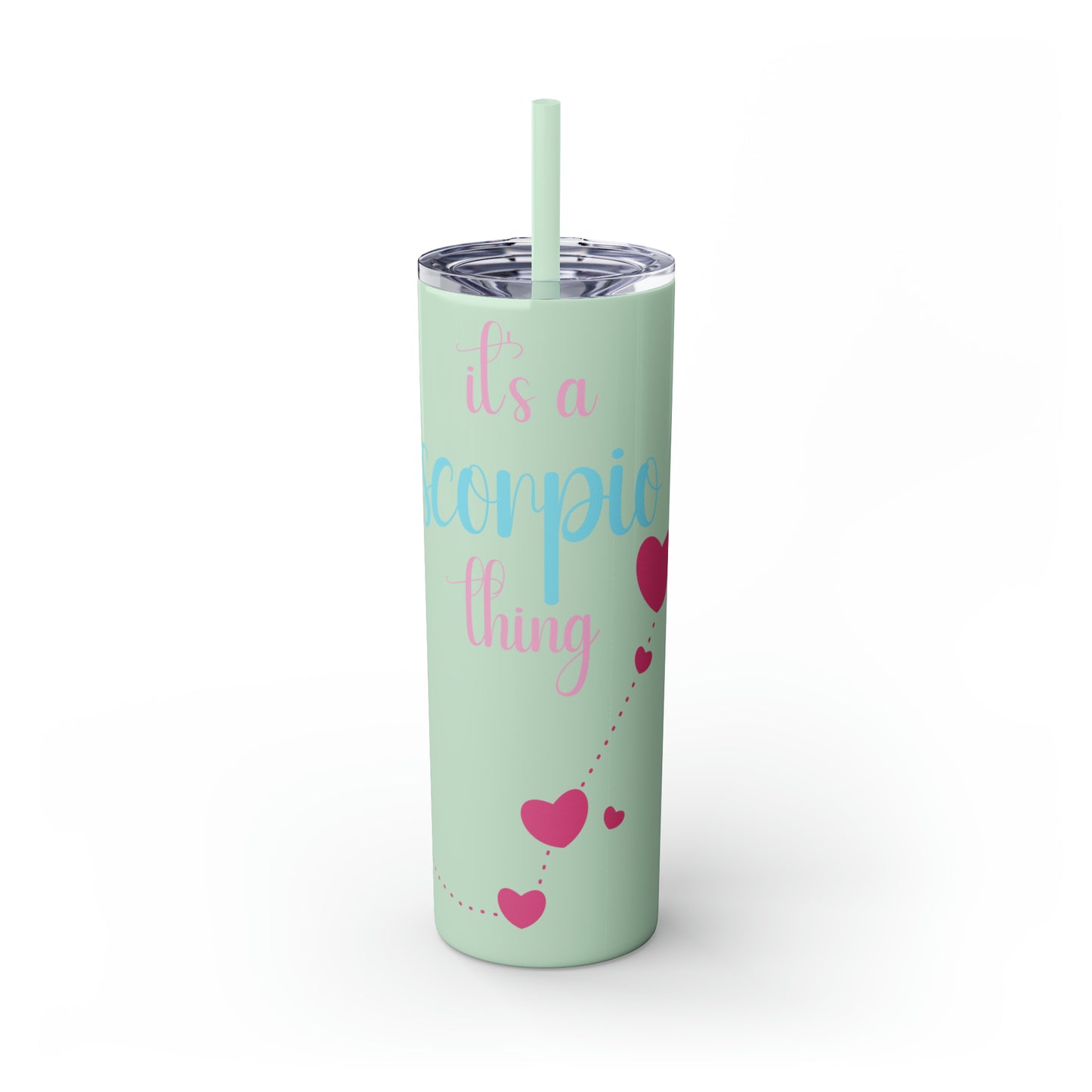 Skinny Tumbler with Straw, 20oz | Scorpio