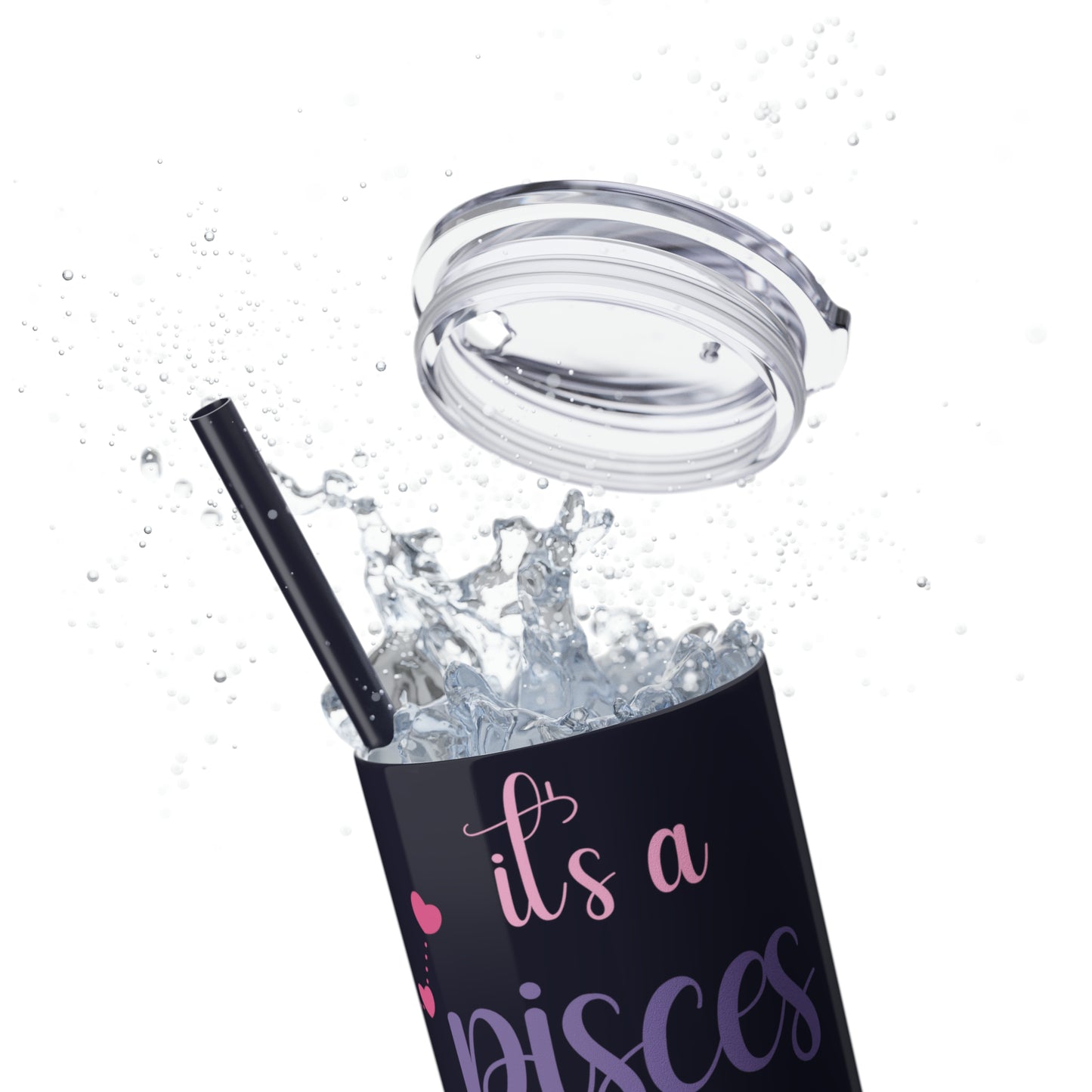 Skinny Tumbler with Straw, 20oz | Pisces