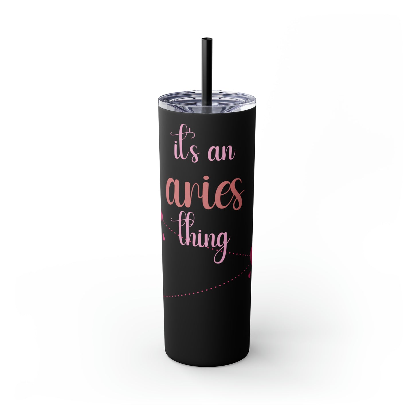 Skinny Tumbler with Straw, 20oz | Aries