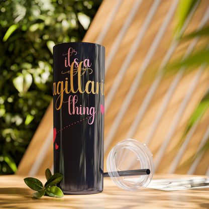 Skinny Tumbler with Straw, 20oz | Sagittarius