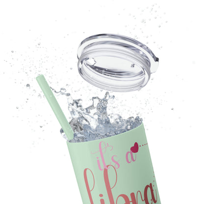 Skinny Tumbler with Straw, 20oz | Libra