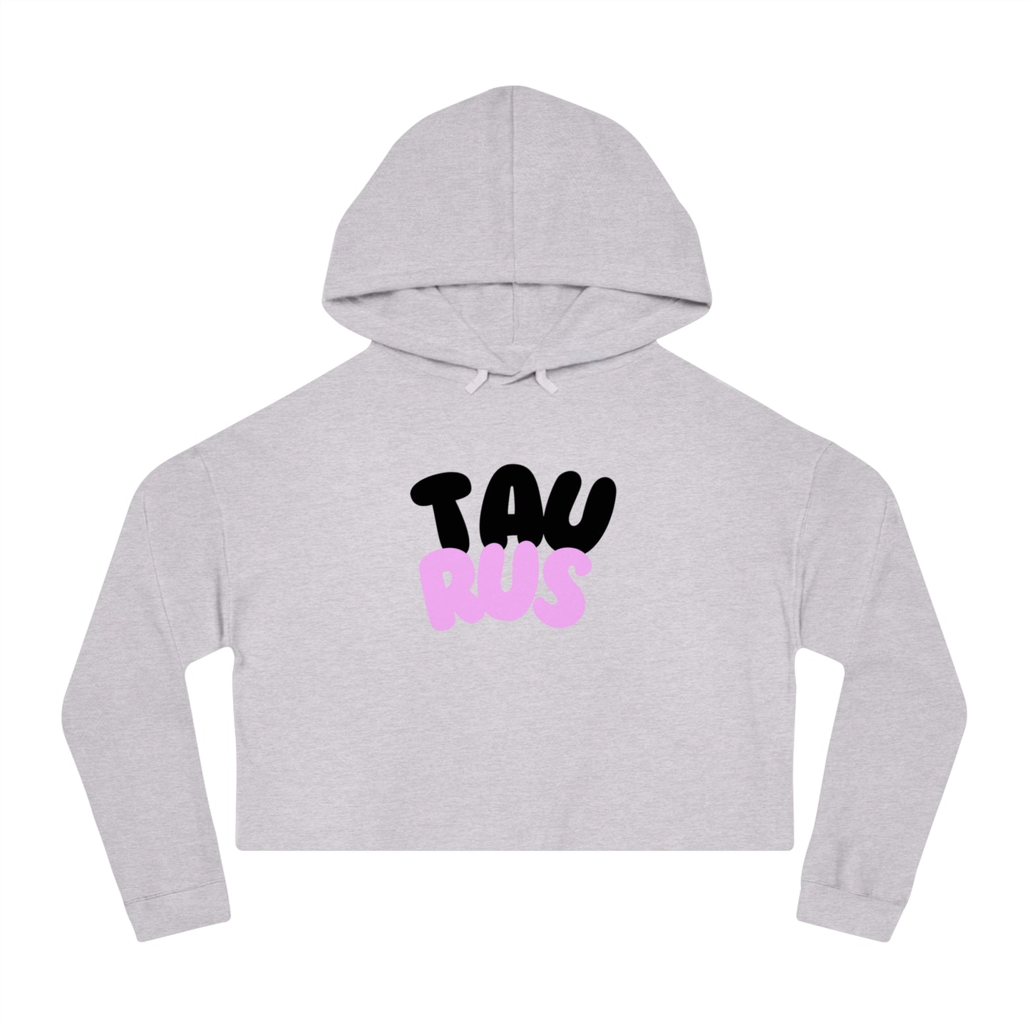 Women’s Cropped Hooded Sweatshirt- Taurus