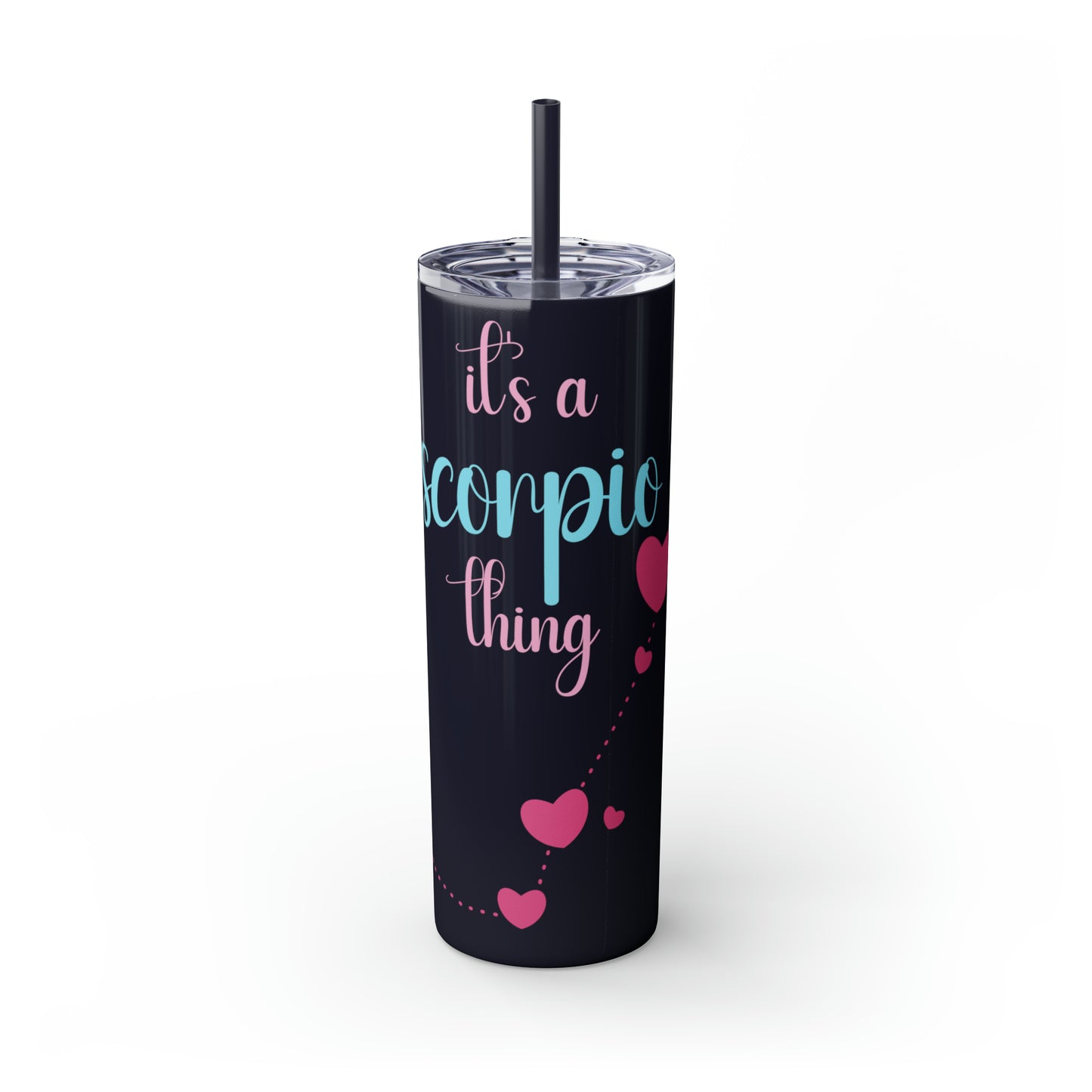 Skinny Tumbler with Straw, 20oz | Scorpio