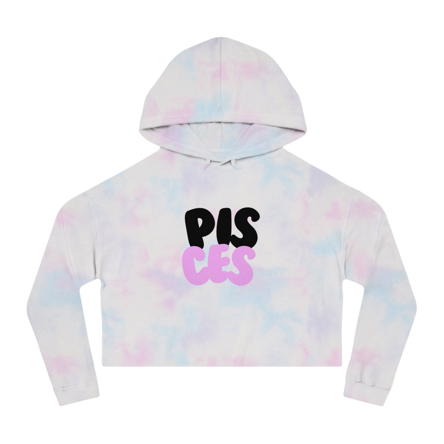 Women’s Cropped Hooded Sweatshirt- Pisces