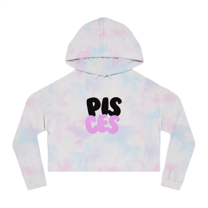 Women’s Cropped Hooded Sweatshirt- Pisces