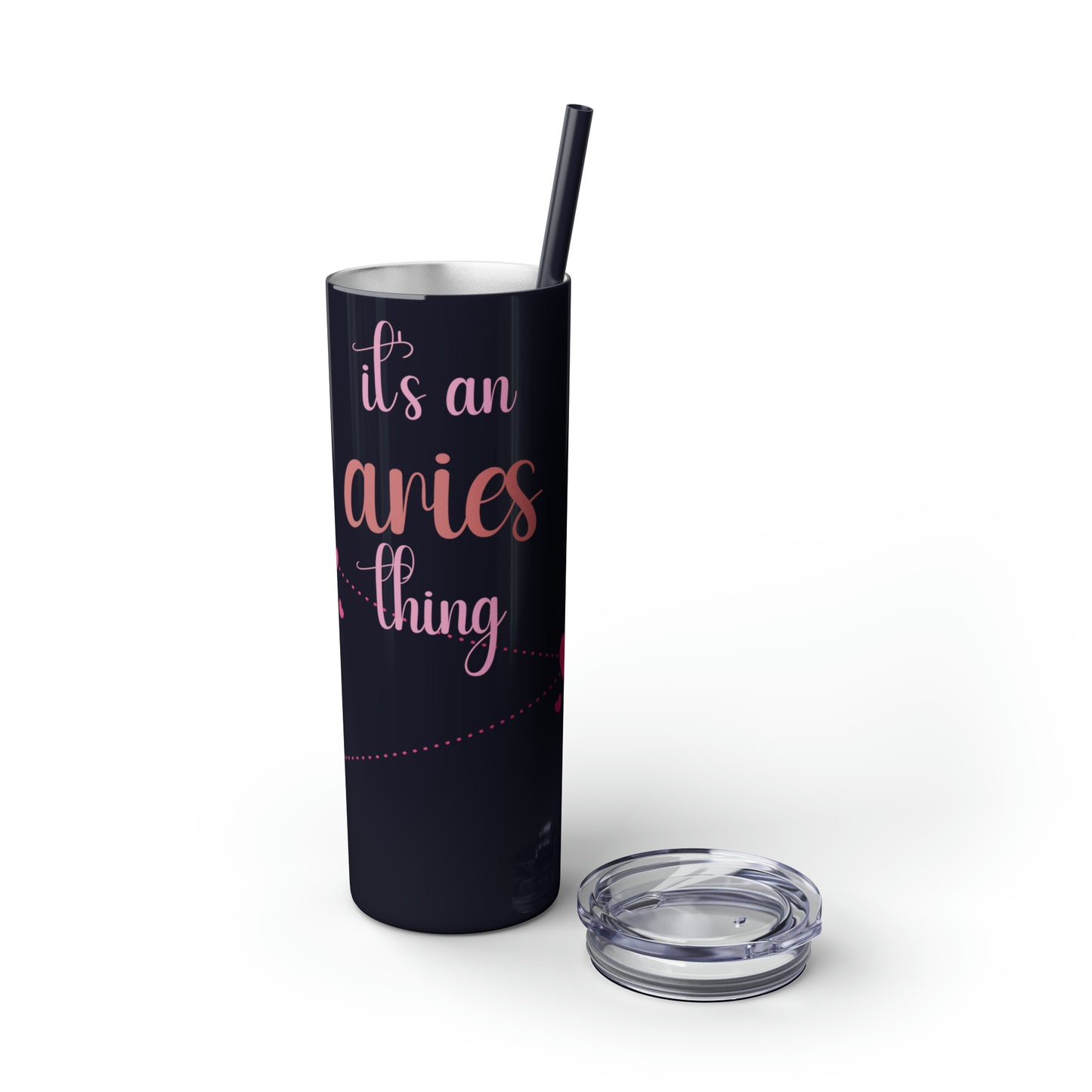 Skinny Tumbler with Straw, 20oz | Aries