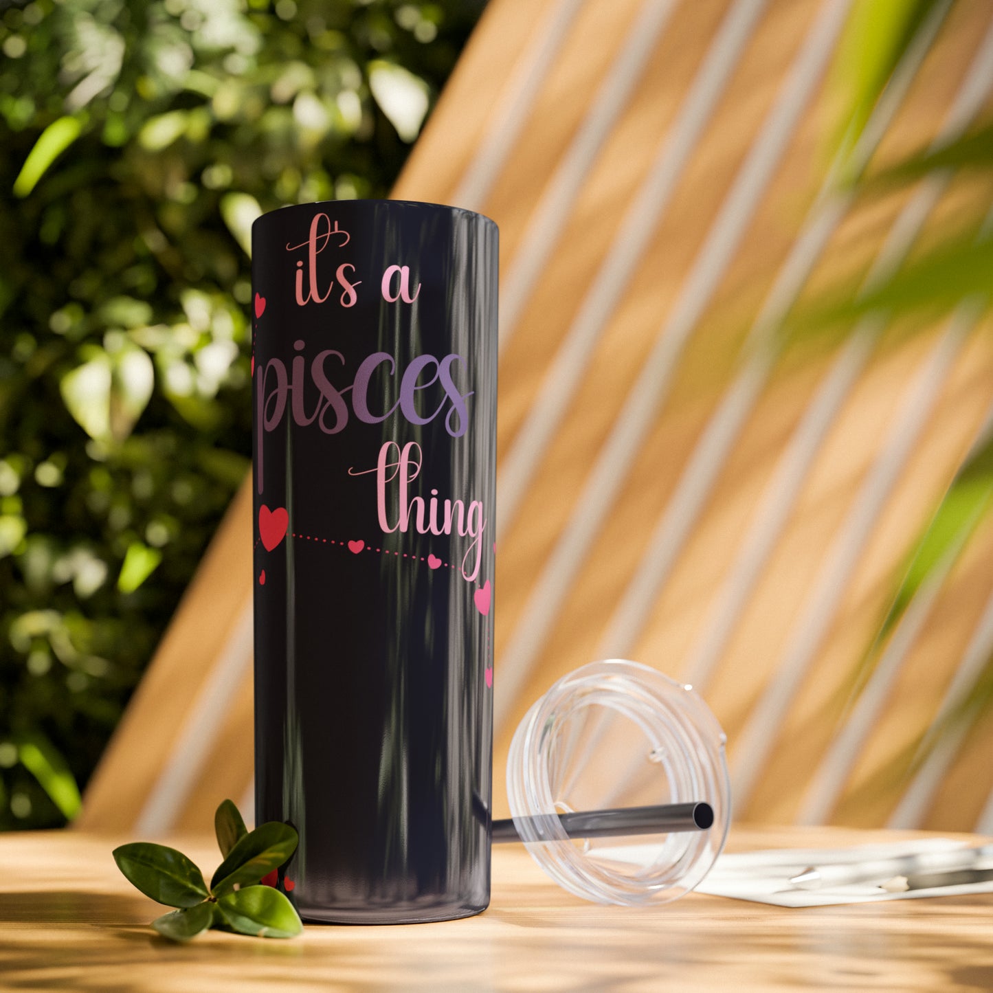 Skinny Tumbler with Straw, 20oz | Pisces