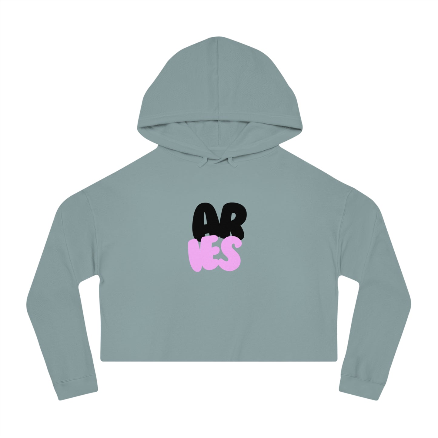 Women’s Cropped Hooded Sweatshirt- Aries