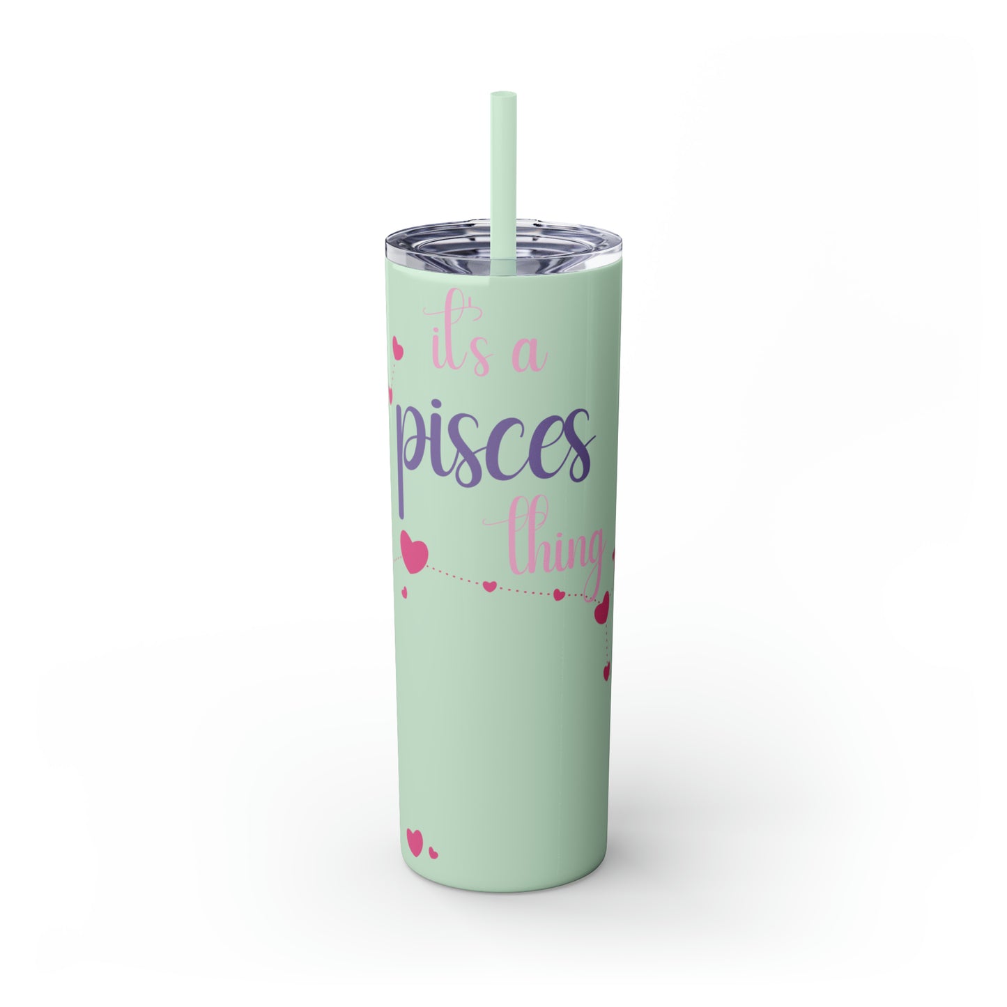 Skinny Tumbler with Straw, 20oz | Pisces