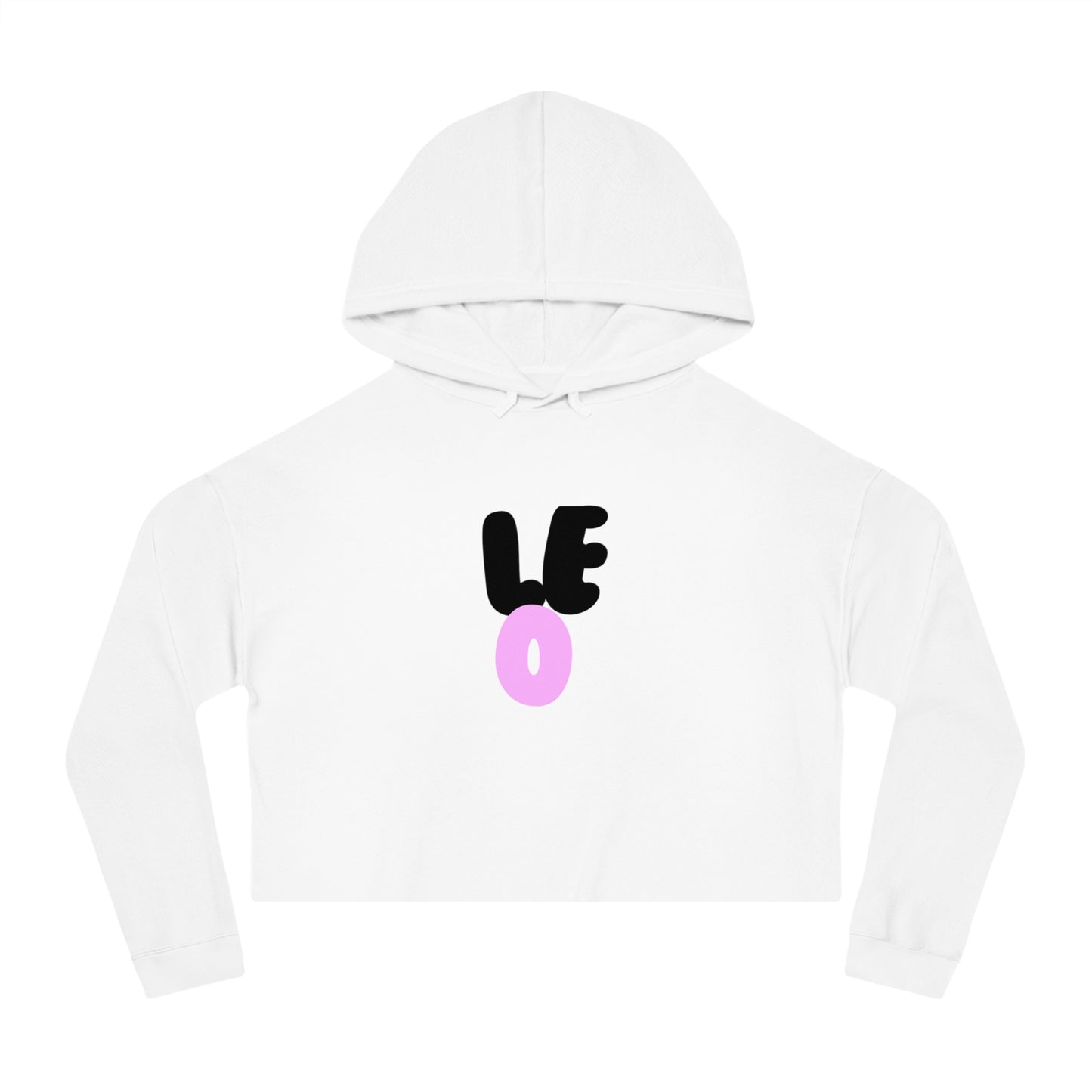 Women’s Cropped Hooded Sweatshirt- Leo