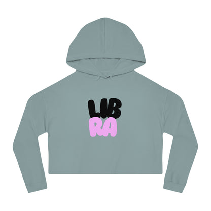 Women’s Cropped Hooded Sweatshirt- Libra