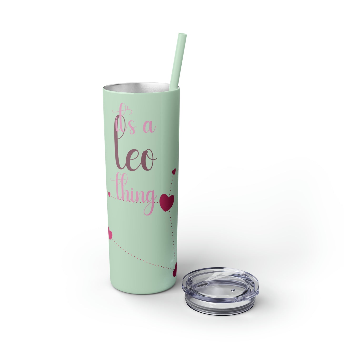 Skinny Tumbler with Straw, 20oz | Leo