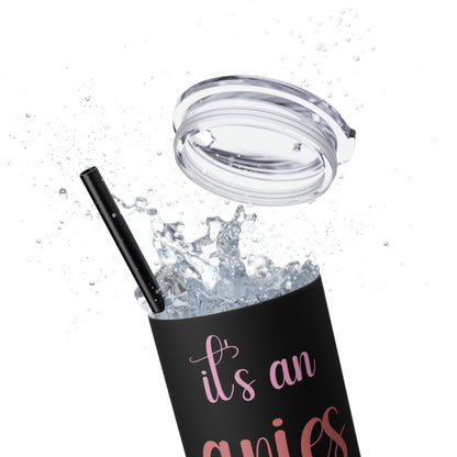 Skinny Tumbler with Straw, 20oz | Aries