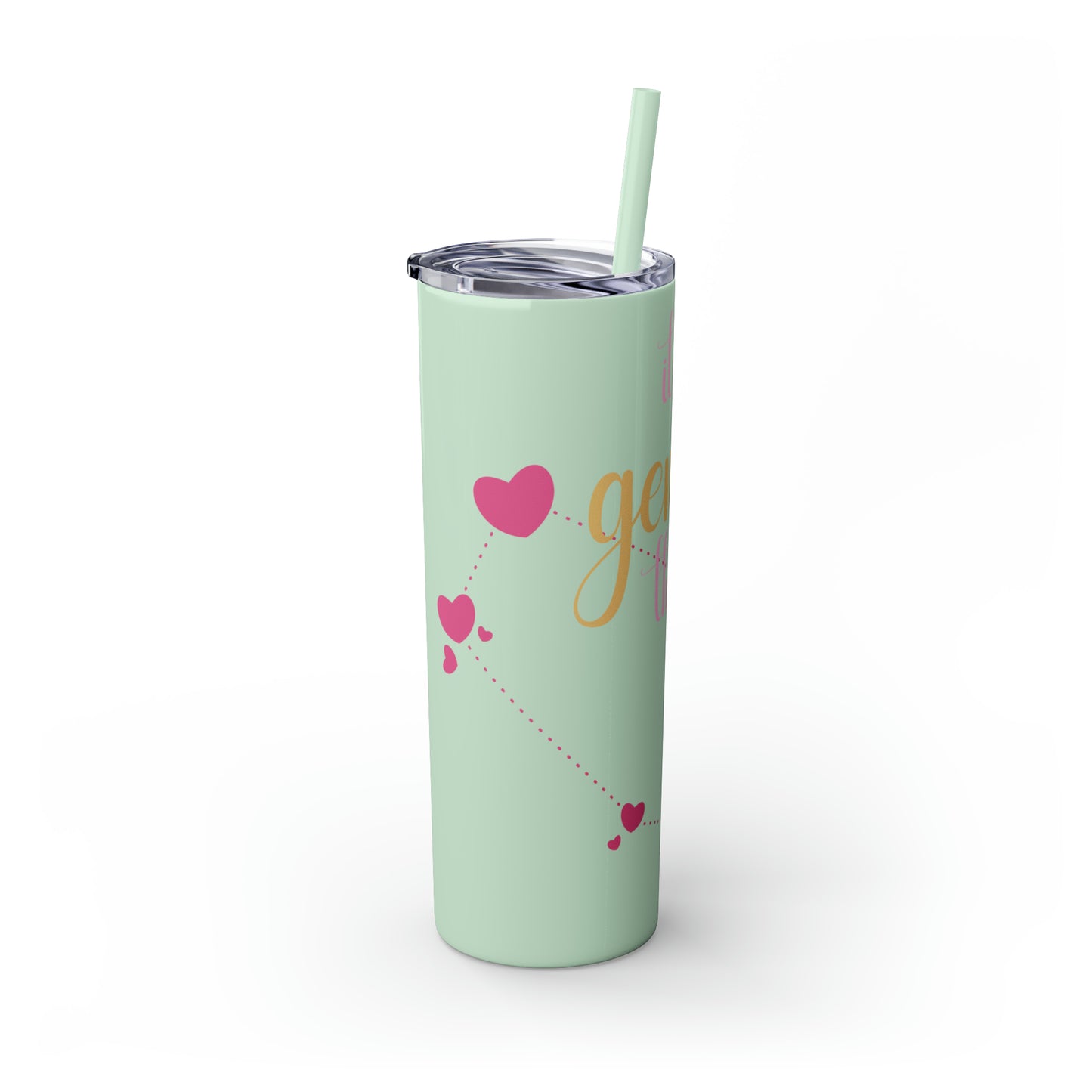 Skinny Tumbler with Straw, 20oz | Gemini