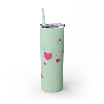 Skinny Tumbler with Straw, 20oz | Scorpio