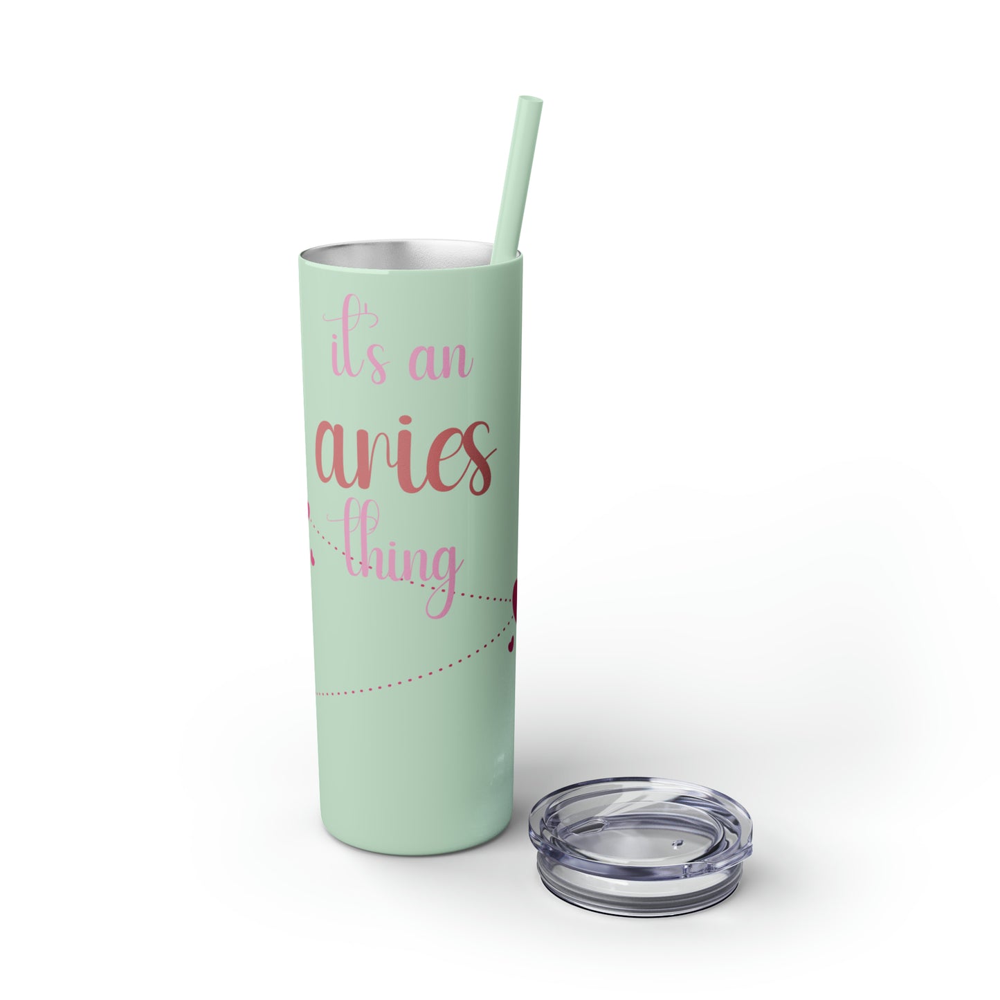 Skinny Tumbler with Straw, 20oz | Aries