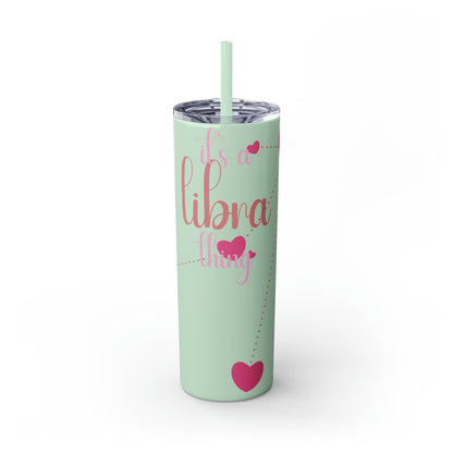 Skinny Tumbler with Straw, 20oz | Libra