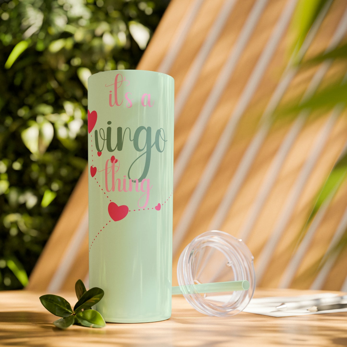 Skinny Tumbler with Straw, 20oz | Virgo