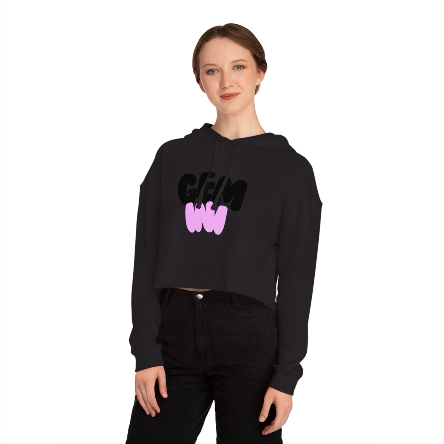 Women’s Cropped Hooded Sweatshirt- Gemini