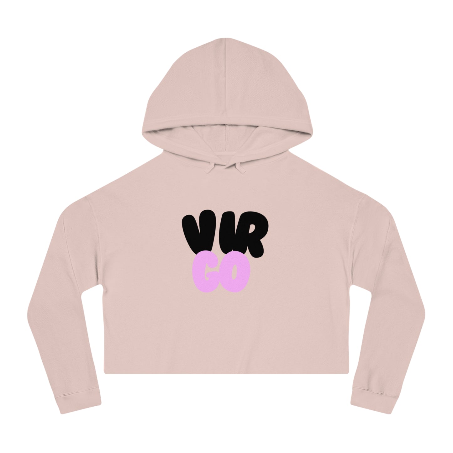 Women’s Cropped Hooded Sweatshirt- Virgo