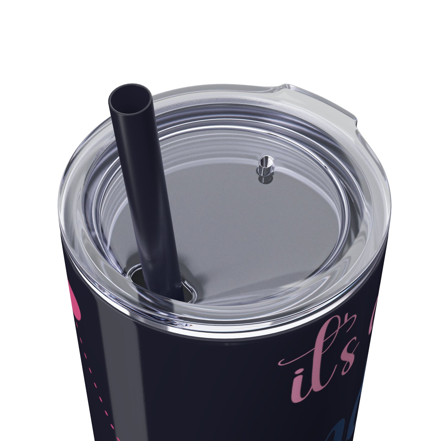 Skinny Tumbler with Straw, 20oz | Cancer