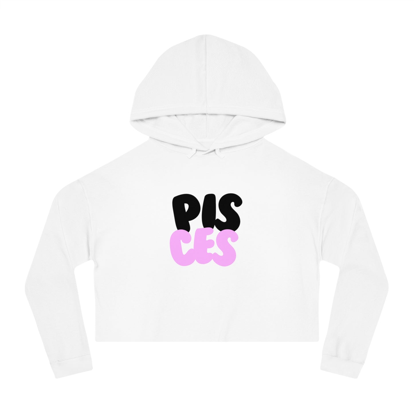 Women’s Cropped Hooded Sweatshirt- Pisces