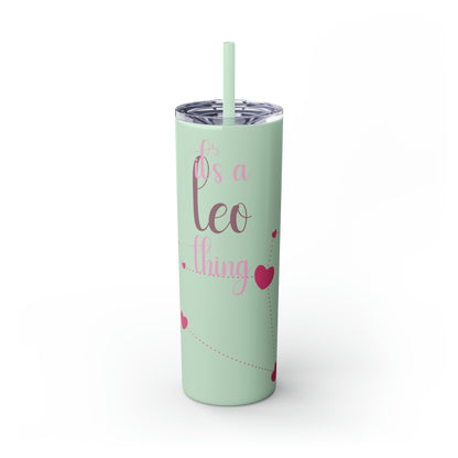 Skinny Tumbler with Straw, 20oz | Leo