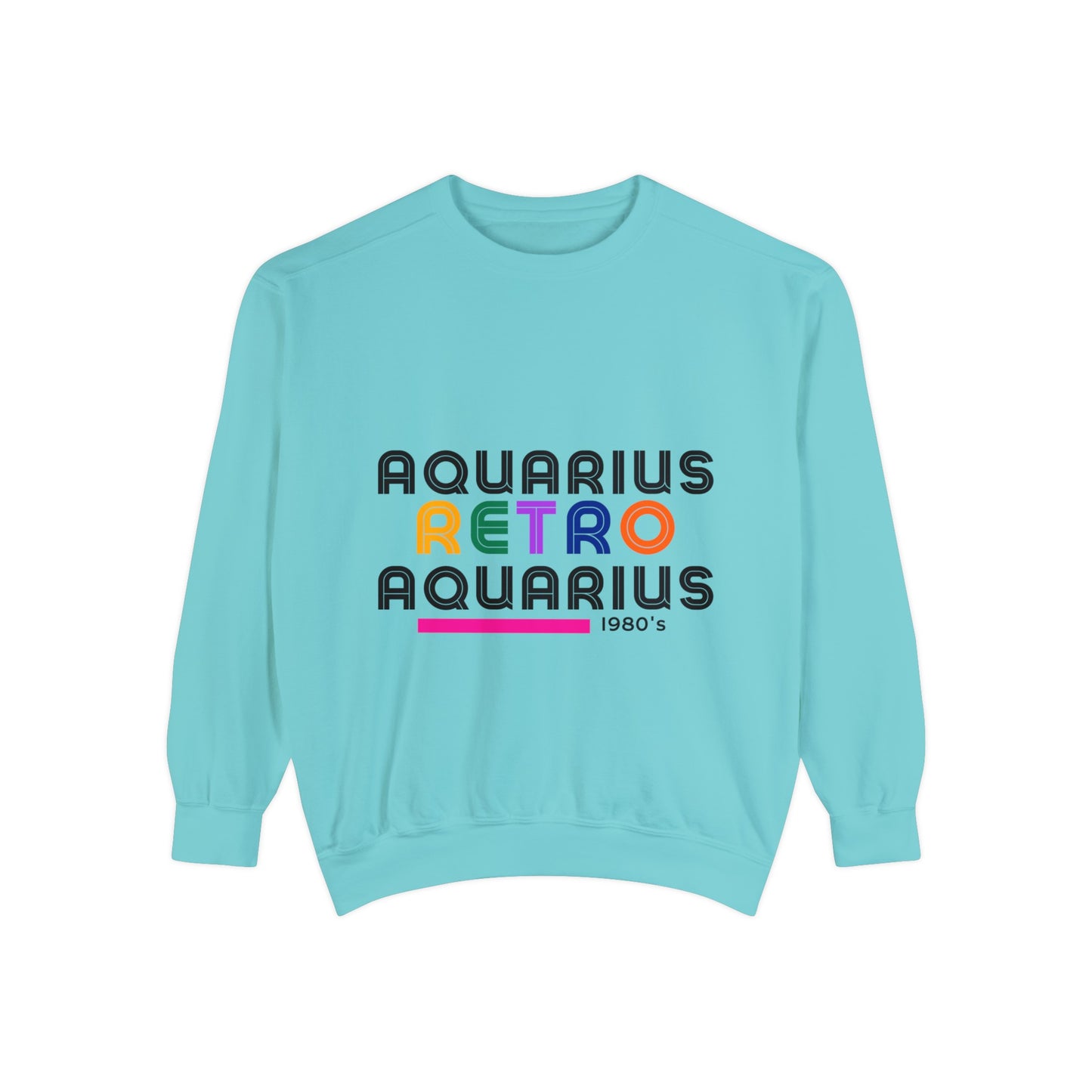 Crew Neck Sweatshirt- Aquarius