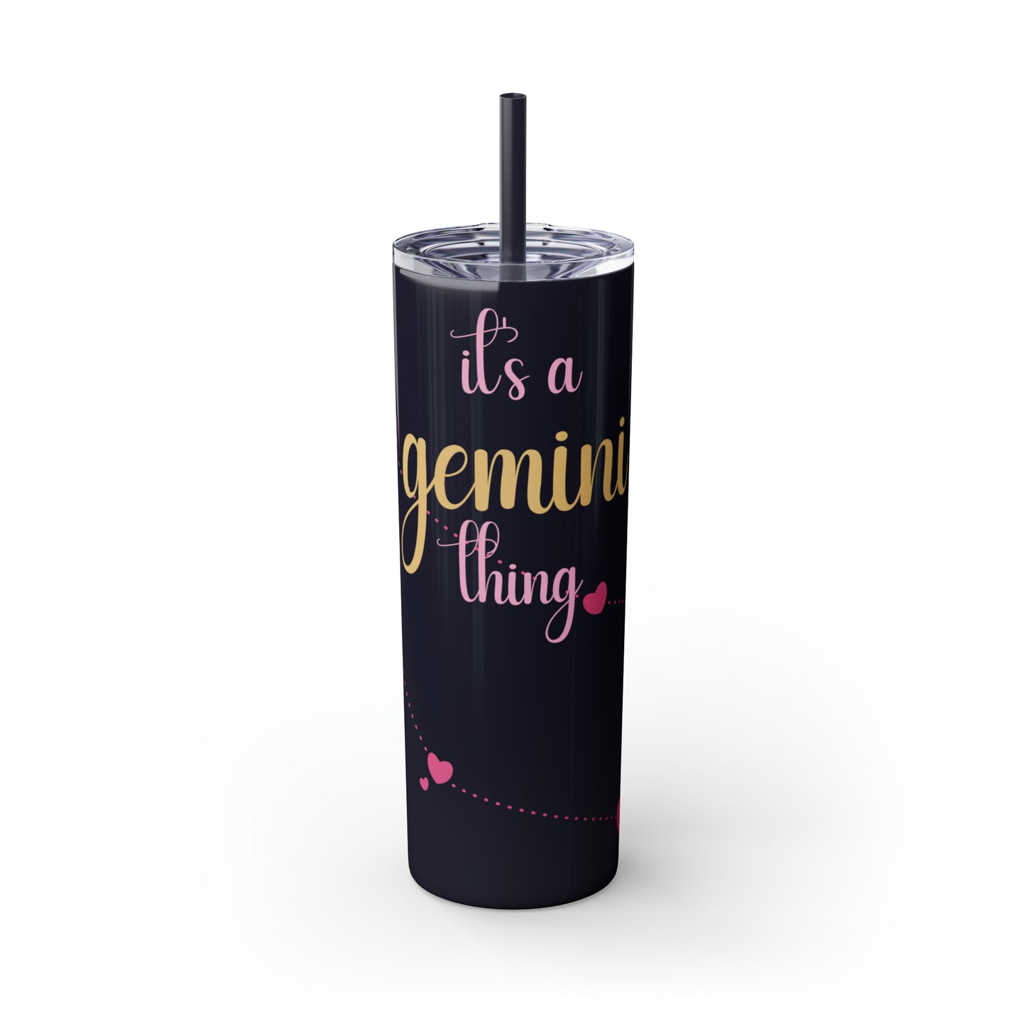 Skinny Tumbler with Straw, 20oz | Gemini