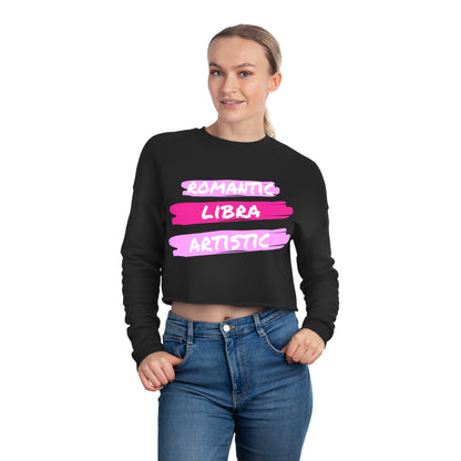 Libra Romantic | Women's Cropped Sweatshirt