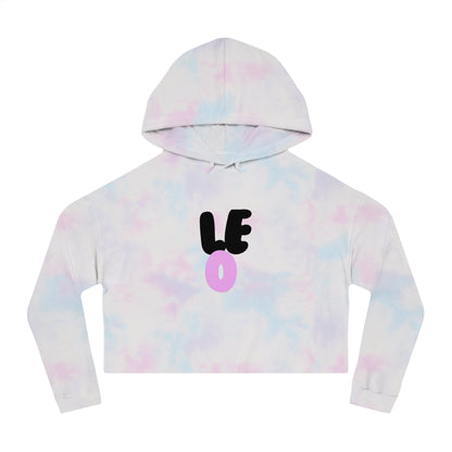 Women’s Cropped Hooded Sweatshirt- Leo