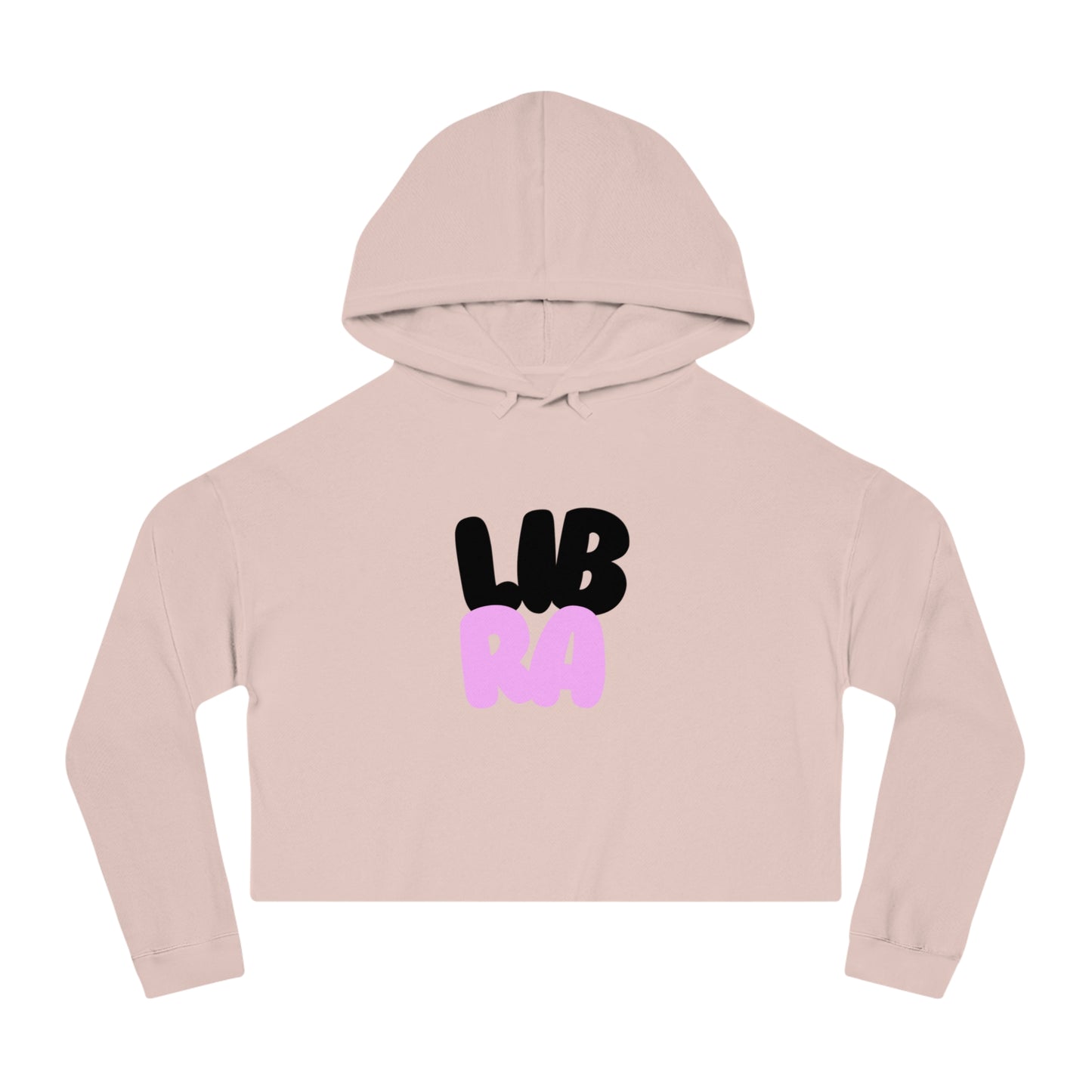 Women’s Cropped Hooded Sweatshirt- Libra