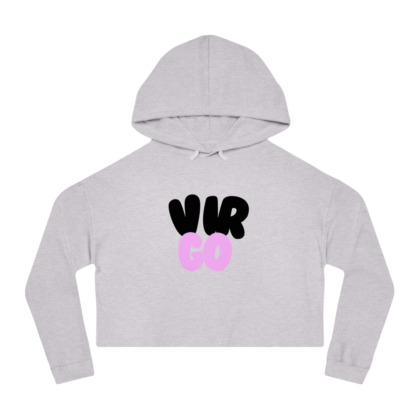 Women’s Cropped Hooded Sweatshirt- Virgo