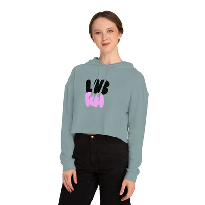 Women’s Cropped Hooded Sweatshirt- Libra