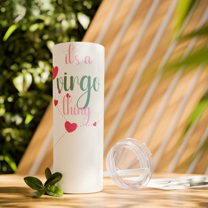 Skinny Tumbler with Straw, 20oz | Virgo