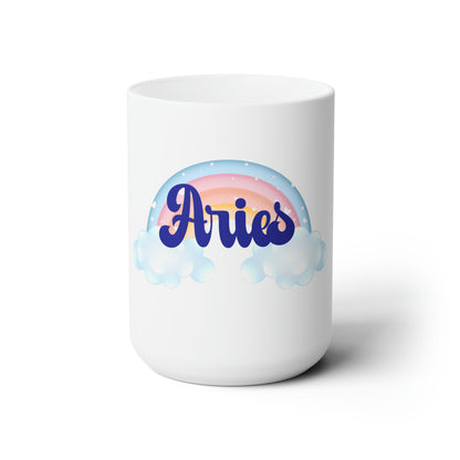 Aries Ceramic Rainbow Mug 15oz