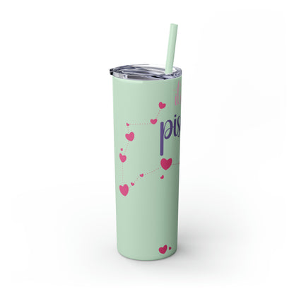 Skinny Tumbler with Straw, 20oz | Pisces