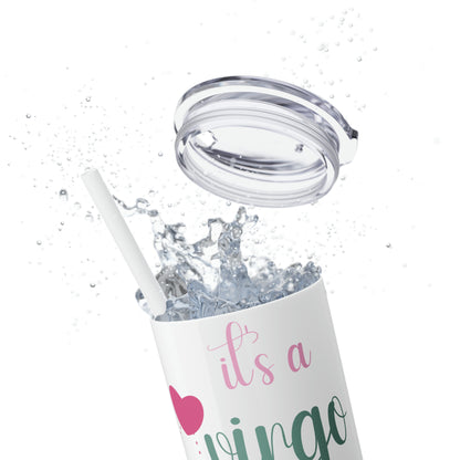 Skinny Tumbler with Straw, 20oz | Virgo