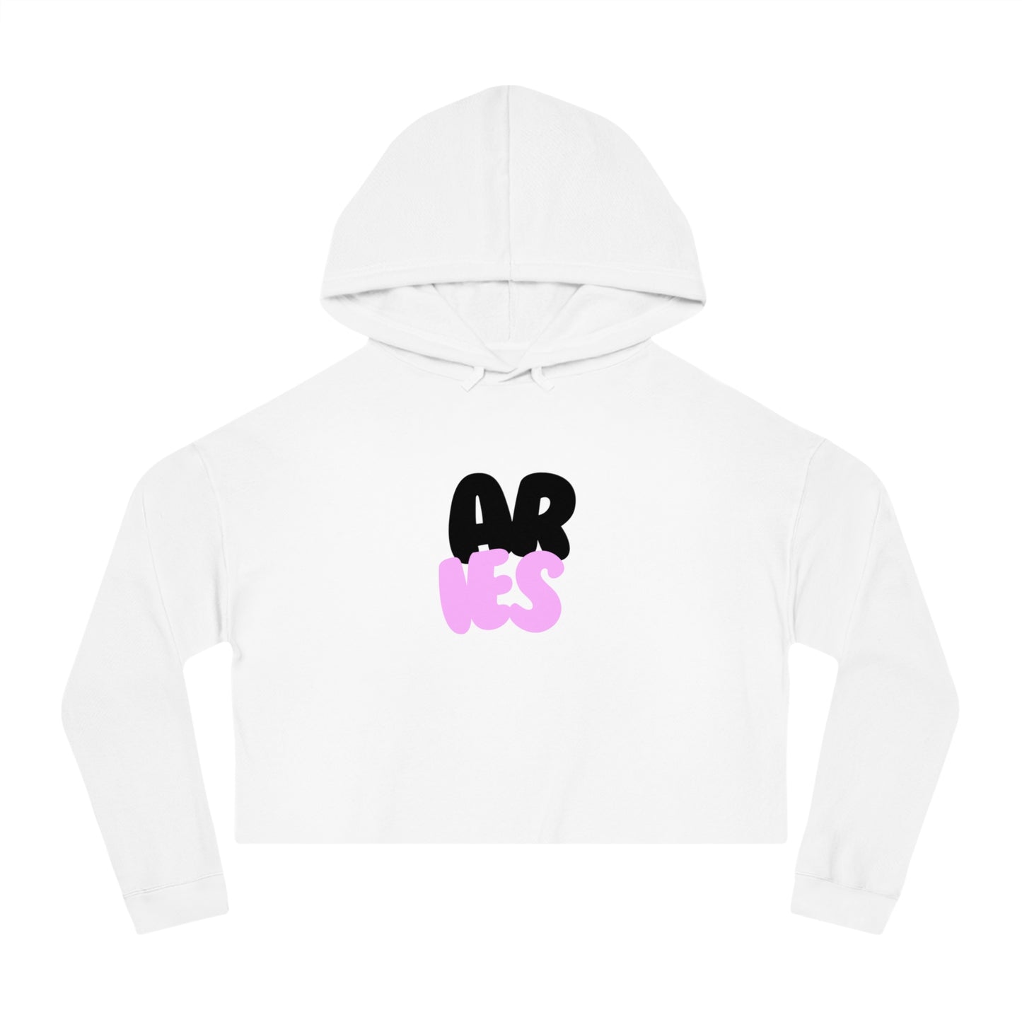 Women’s Cropped Hooded Sweatshirt- Aries