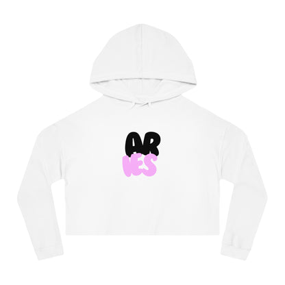 Women’s Cropped Hooded Sweatshirt- Aries