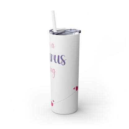 Skinny Tumbler with Straw, 20oz | Taurus