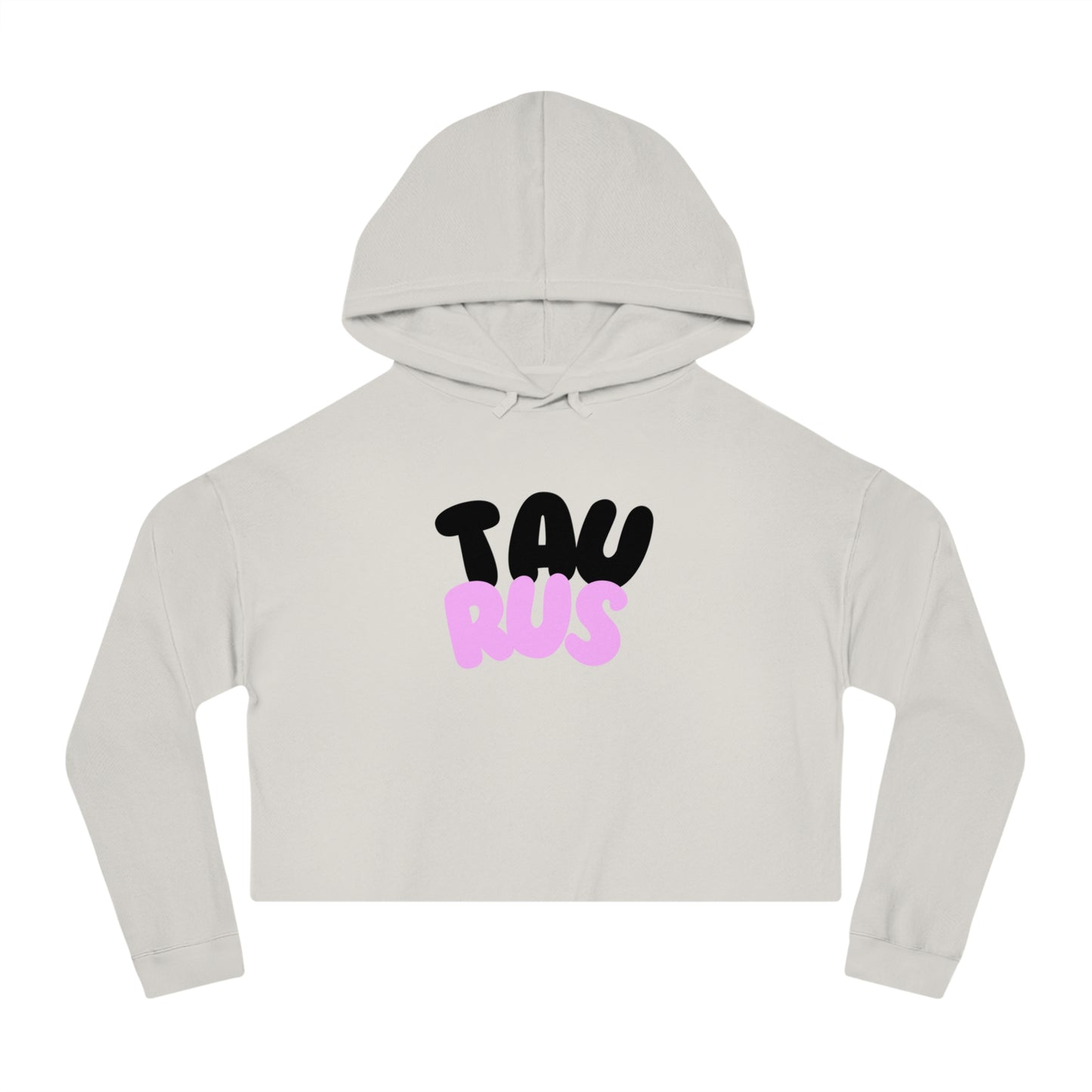 Women’s Cropped Hooded Sweatshirt- Taurus