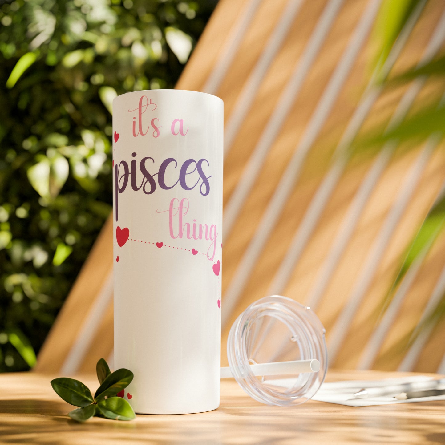 Skinny Tumbler with Straw, 20oz | Pisces