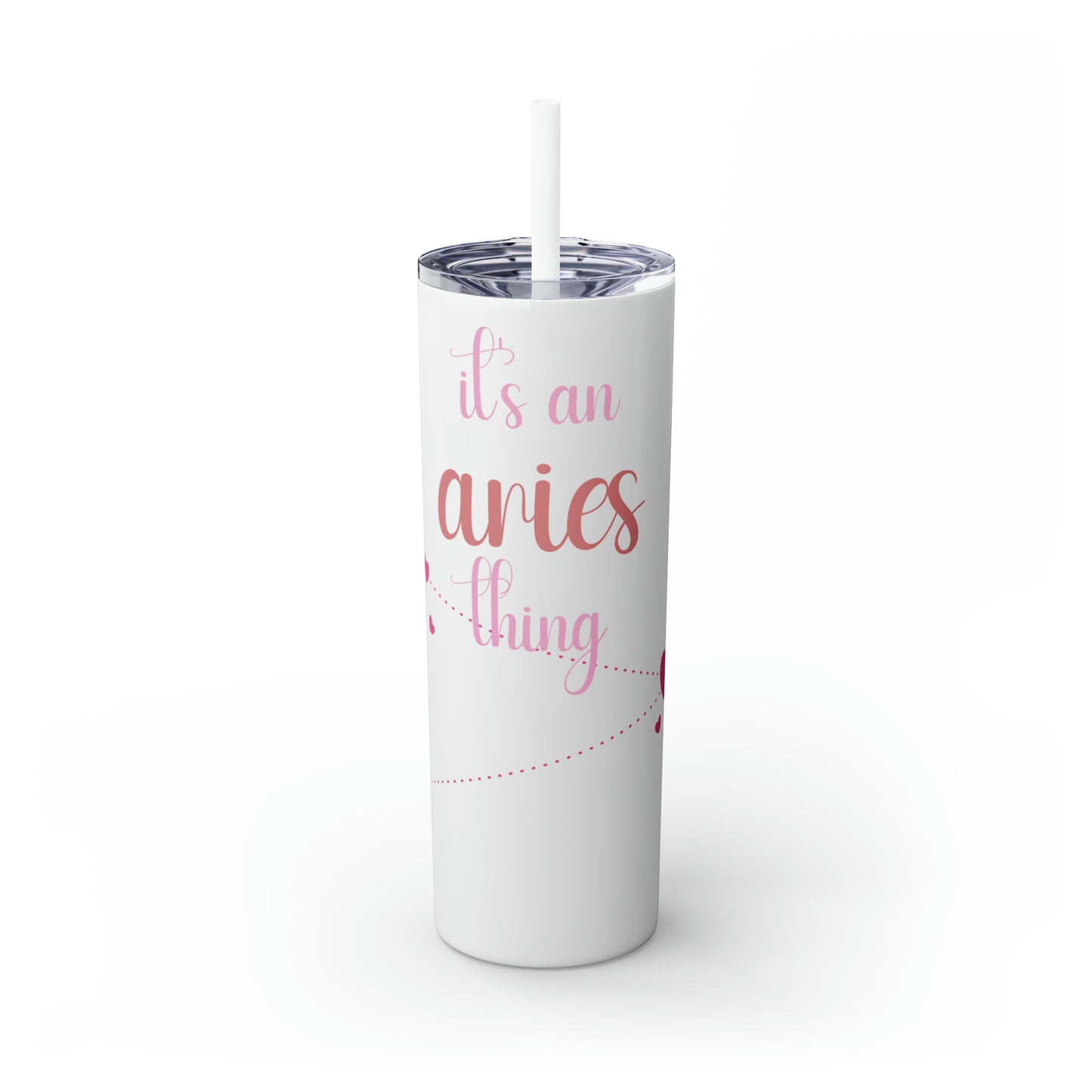 Skinny Tumbler with Straw, 20oz | Aries