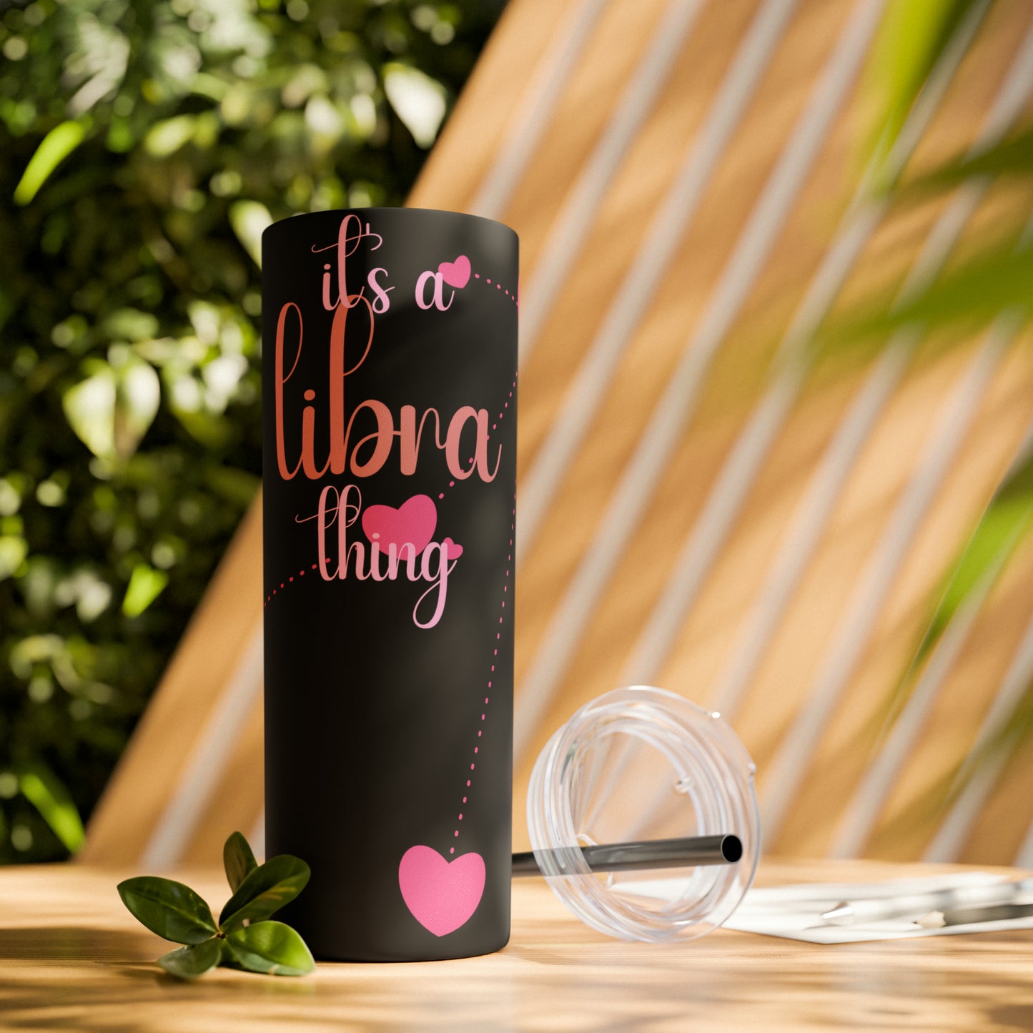 Skinny Tumbler with Straw, 20oz | Libra