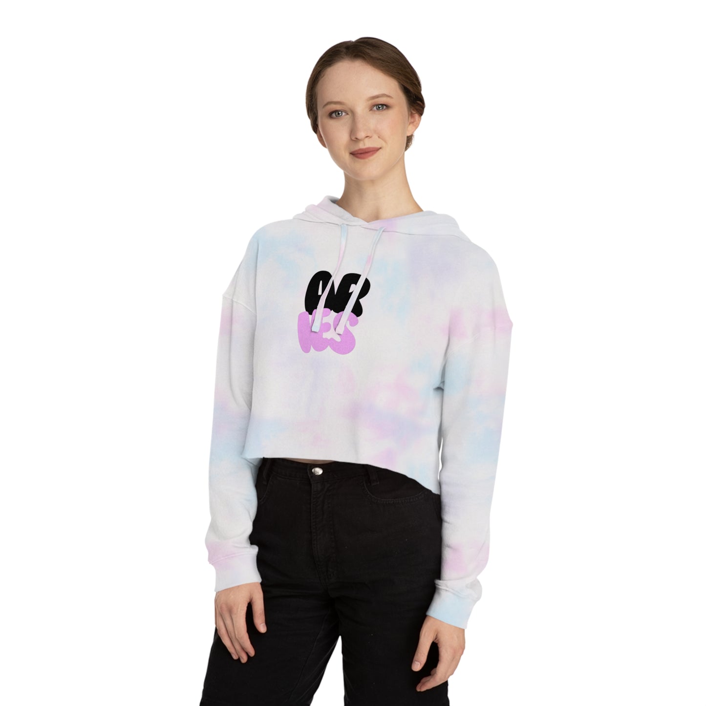 Women’s Cropped Hooded Sweatshirt- Aries