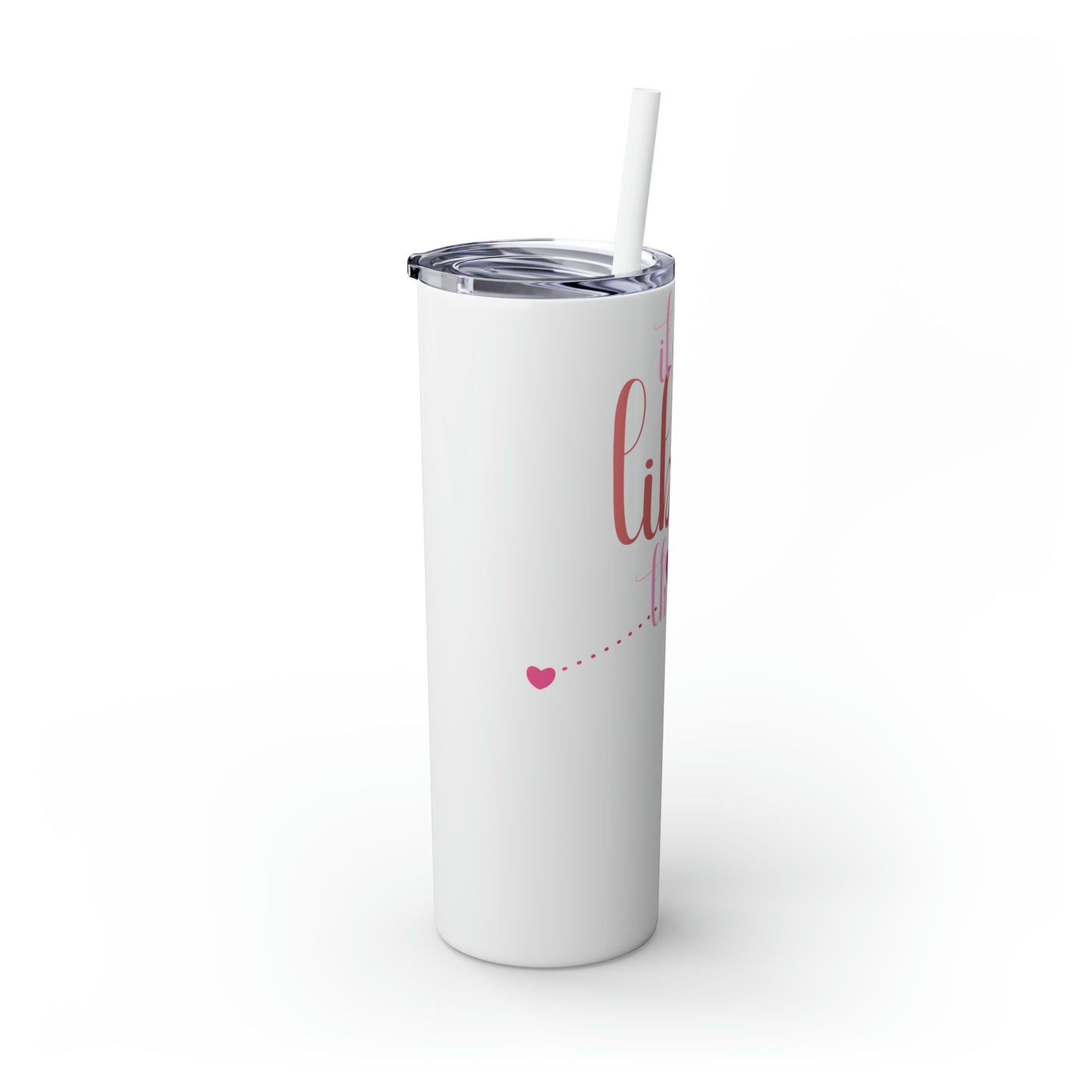 Skinny Tumbler with Straw, 20oz | Libra