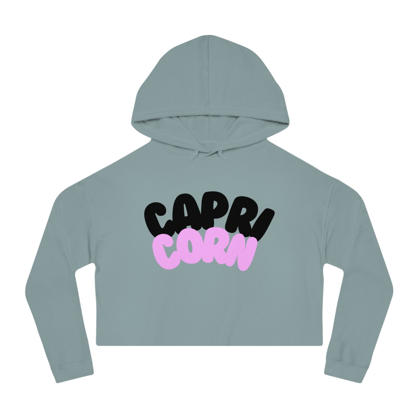 Women’s Cropped Hooded Sweatshirt- Capricorn